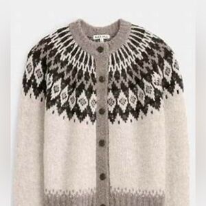 Alex Mill Ashwood Fair Isle Cardigan